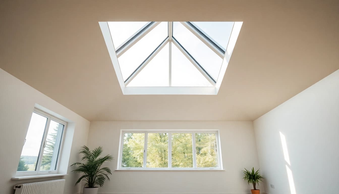Optimieren Sie Ihr Zuhause mit vergrößertem Tageslicht durch Dachfenster Münster in gemütlichem Design.