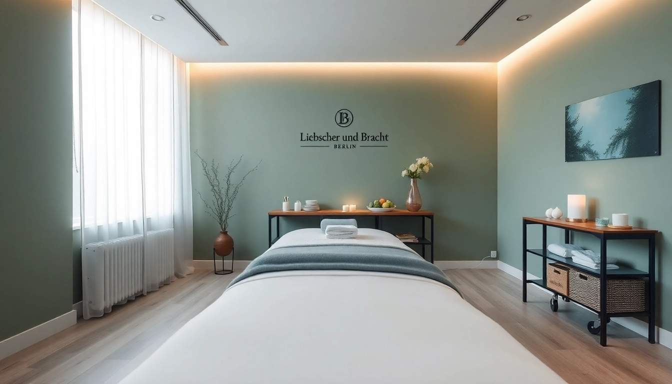 Experience holistic healing in Liebscher und Bracht Berlin, showcasing a tranquil therapy space with soothing colors.