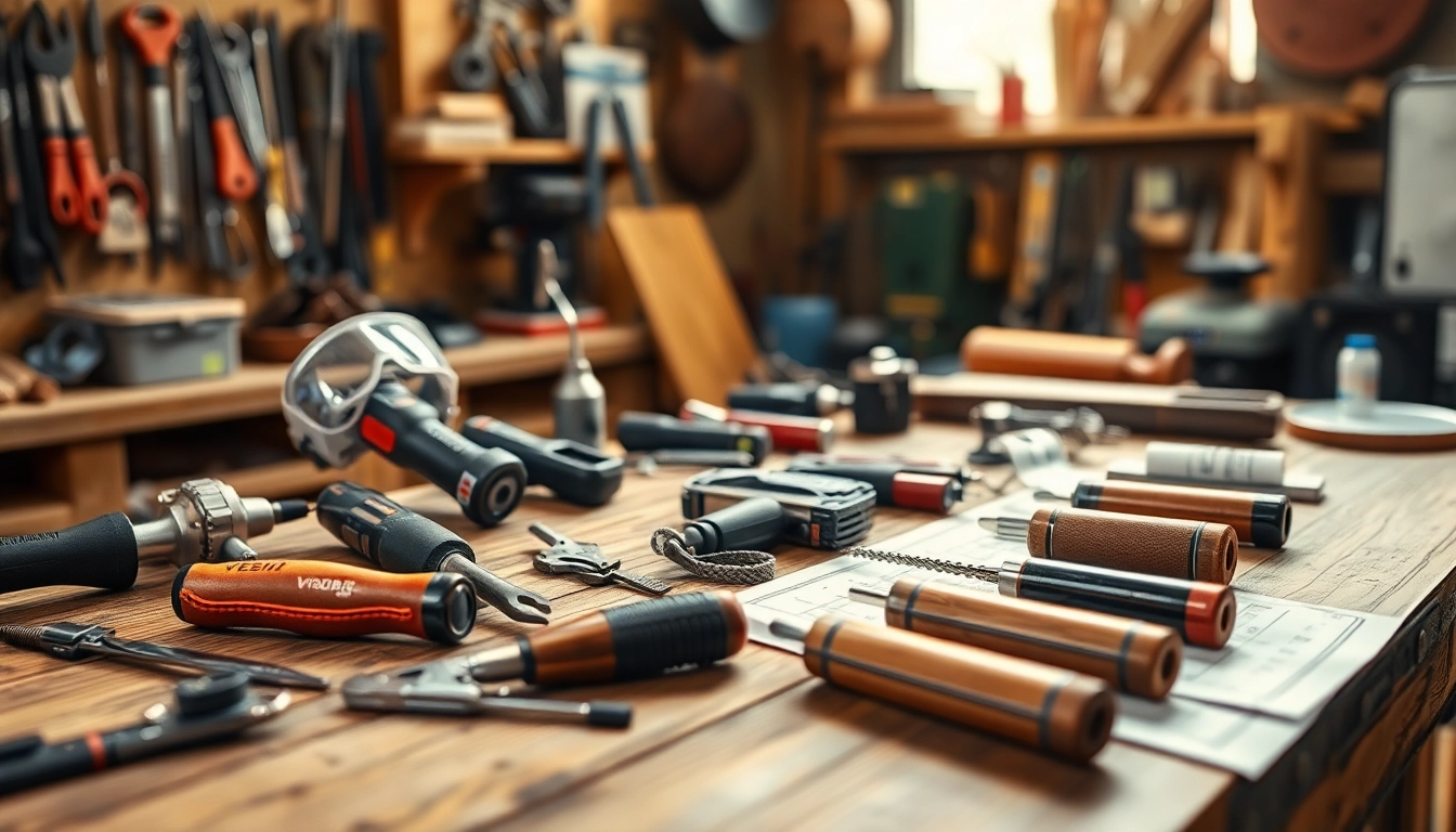 Vigor Werkzeug tools showcased in a well-lit workshop environment.