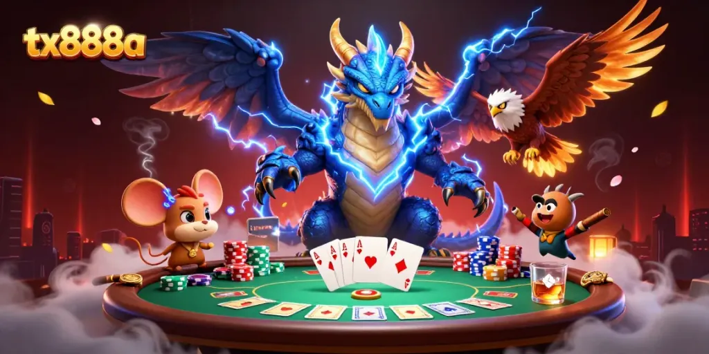 Experience vibrant gaming action and thrilling wins with tx888a's dynamic casino scene