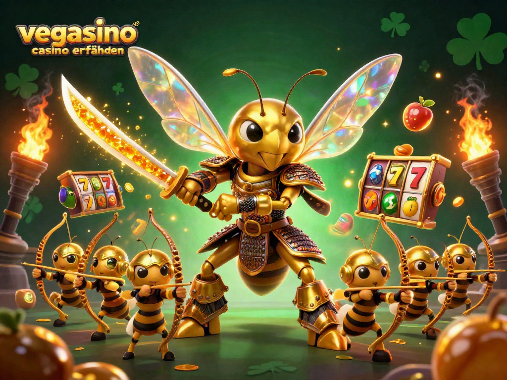 Experience vegasino casino erfahrungen with a vibrant 3D illustration showcasing dynamic gaming elements.