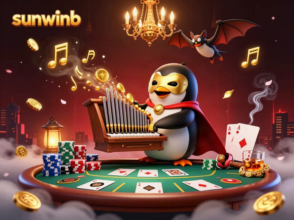 Experience thrilling gameplay at sunwinb with an enchanting casino scene featuring poker action.