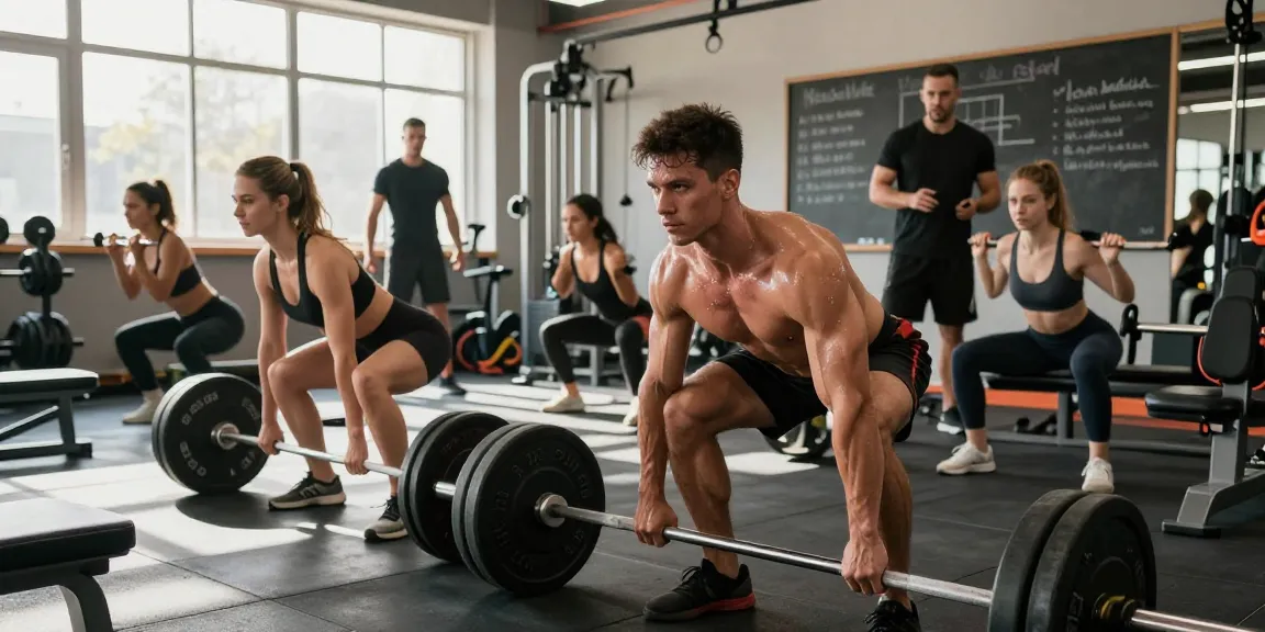 Bodybuilders training hard in the Anabolika Shop showcasing muscle gain and strength techniques.
