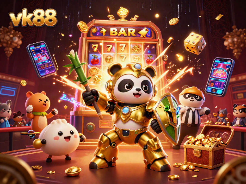 Experience thrilling slot jackpots and vibrant gaming with vk88's immersive casino experience.