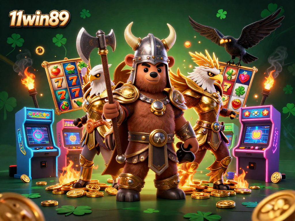 Engage in thrilling gaming adventures at 11win89 with vivid slot machine action and immersive visuals.