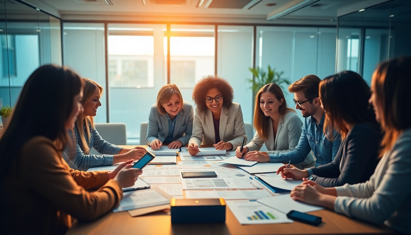 Marketing teamwork at a werbeagentur pflege, creating care agency branding strategies.