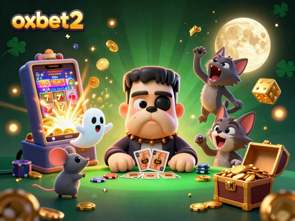 Play exciting casino games at oxbet2 with a fun, 3D cartoon twist featuring unique characters.