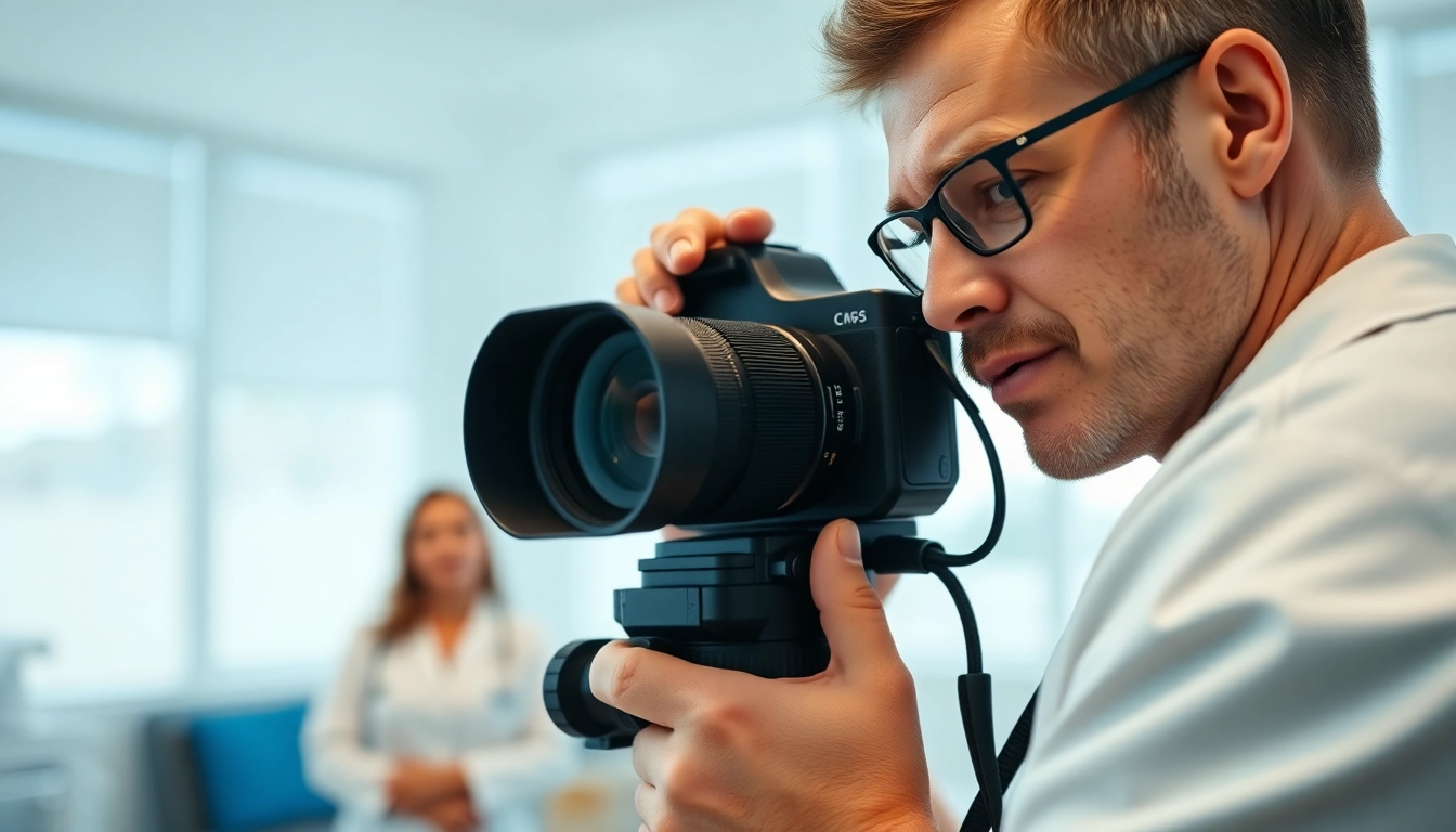 Professioneller Praxisfotograf München erstellt authentische Aufnahmen zwischen Arzt und Patient.