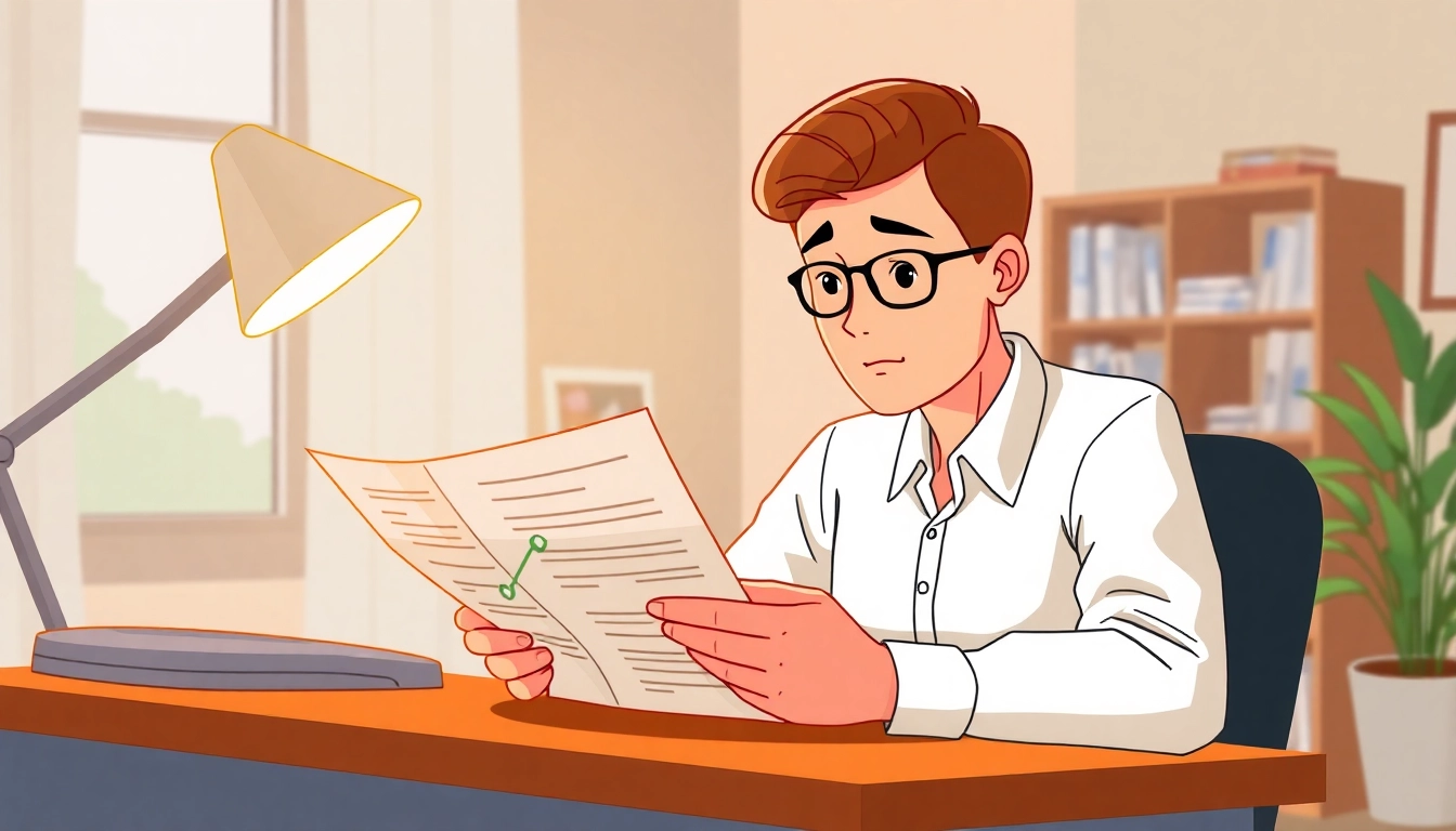 Planning to pflegedienst gründen with documents and a focused entrepreneur at a desk.