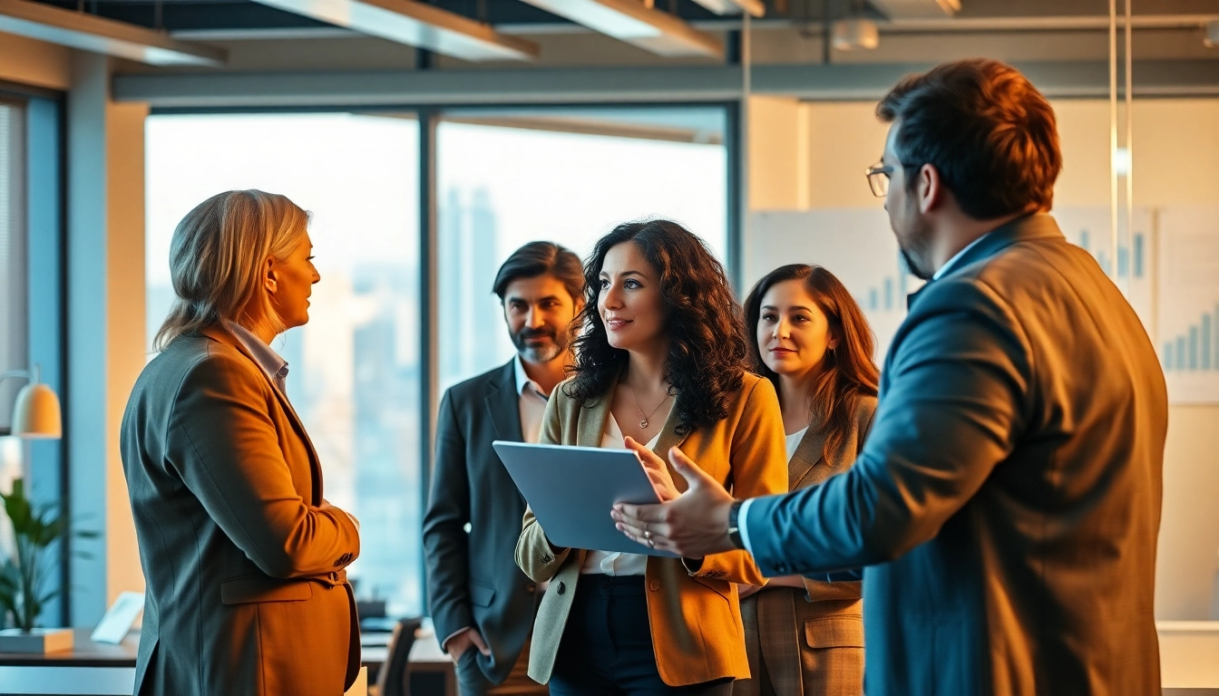 Rekrutierungsgespräch mit Headhunter Essen in einer modernen Büroumgebung.