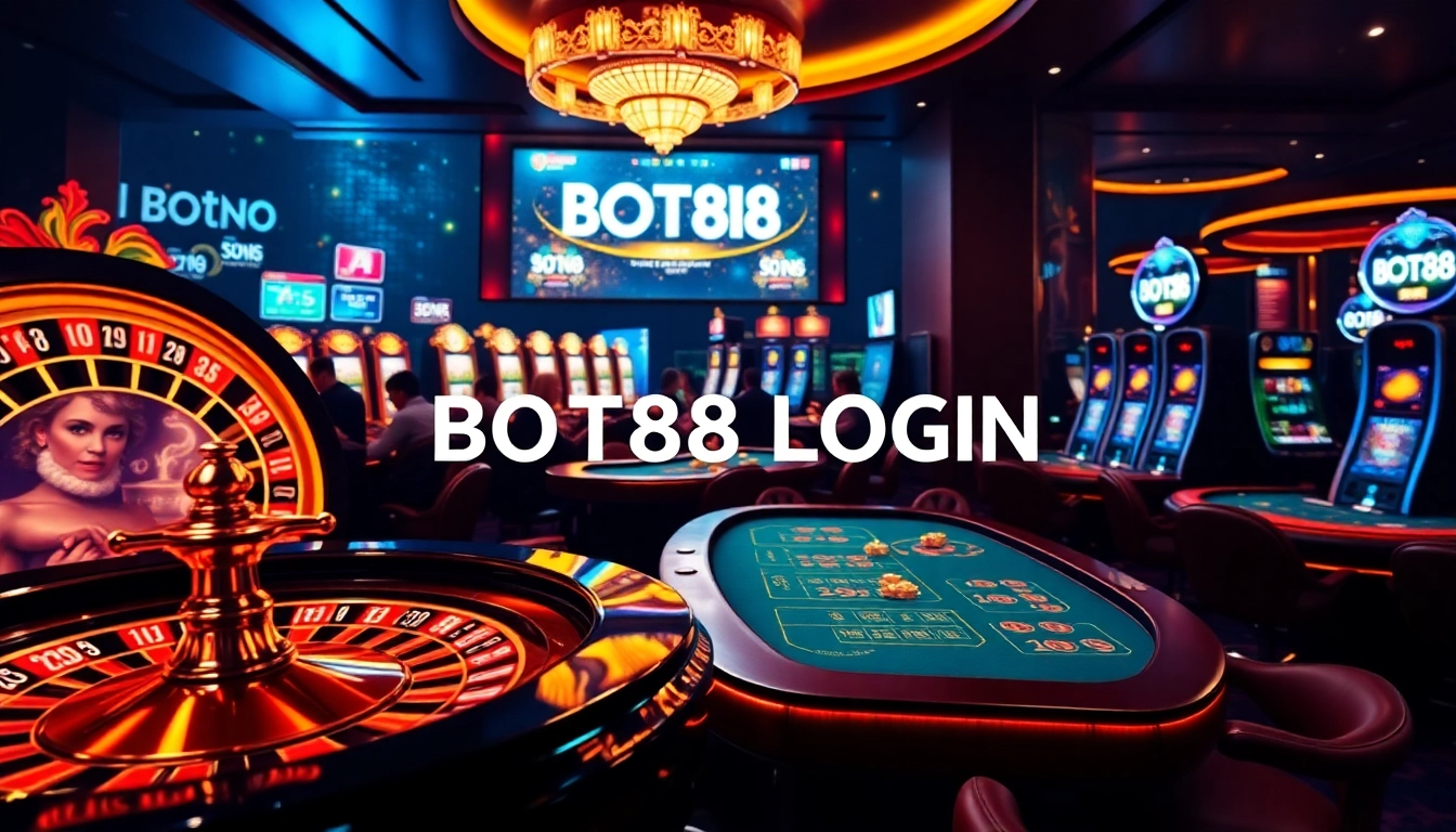 Engage in thrilling gaming with BOT88 LOGIN at a vibrant online casino filled with excitement.