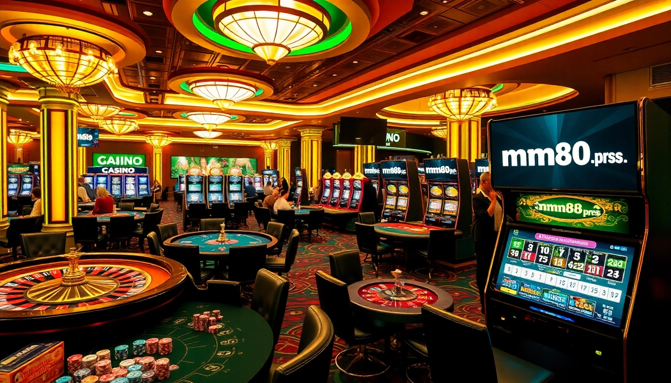 Experience thrilling moments at https://mm88.press/ with players engaged in dynamic casino activities.