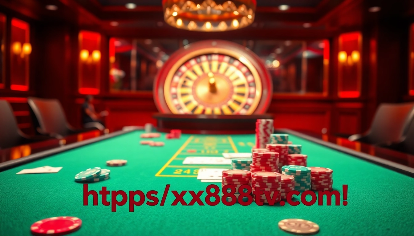 Gamble strategically at the vibrant table with chips and cards featuring https://xx88tv.com/ for an exceptional experience.