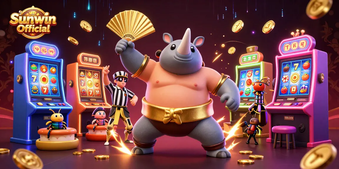 Engage with Sunwin Official while experiencing the excitement of slot machines and winning gold coins!
